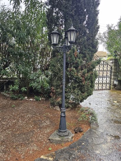 Set of five outdoor floor lamps 
Comprising
Three...