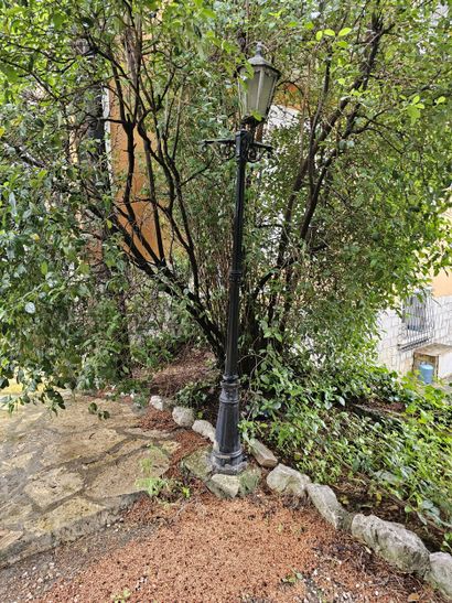 Set of five outdoor floor lamps 
Comprising
Three...