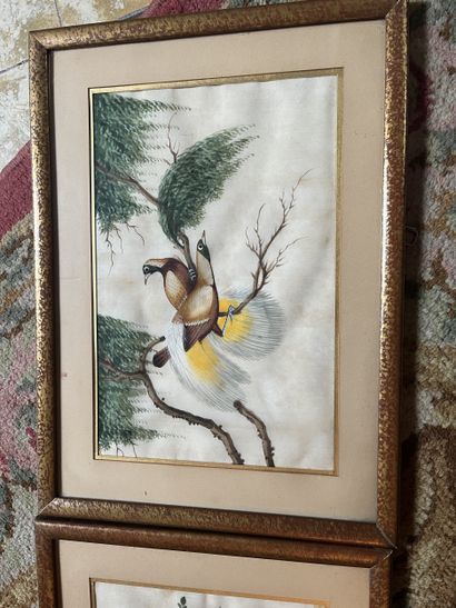 TRAVAIL XXème siècle
Suite de quatre peintures...