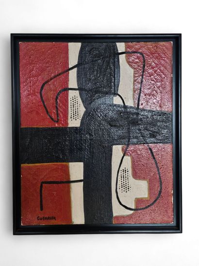 RAYMOND GUERRIER (1920-2002)
Œuvre abstraite...