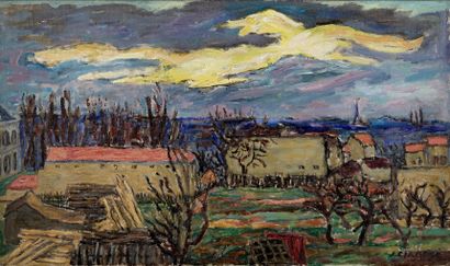 Józef CZAPSKI, 
Maisons-Laffitte, ciel au...
