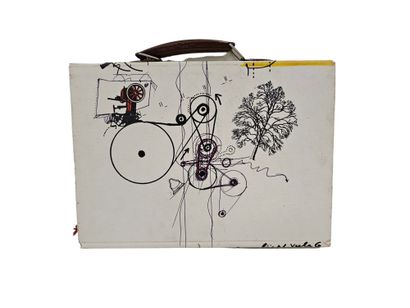 Jean TINGUELY (1925-1991)
Valise META MATIC...