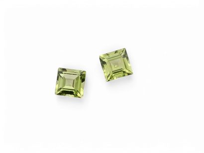 PERIDOT IF , carré , Pakistan , 1,02 Carats,...