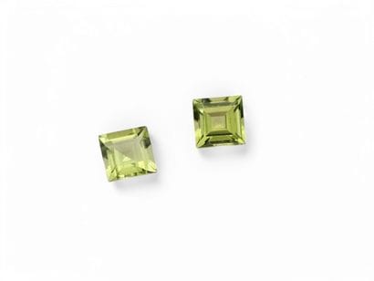 PERIDOT IF , carré , Pakistan , 1,00 Carats,...