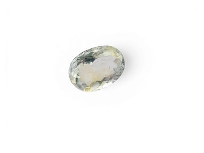 AIGUE MARINE Bluish green Brésil, ovale,...