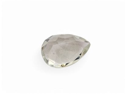 AMETHYSTE green , poire , Africa , 6,57 carats...