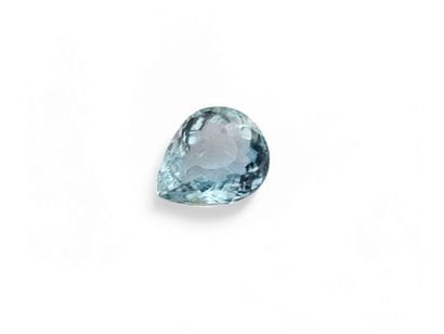 AIGUE MARINE blue , poire , Brésil , 2,48...