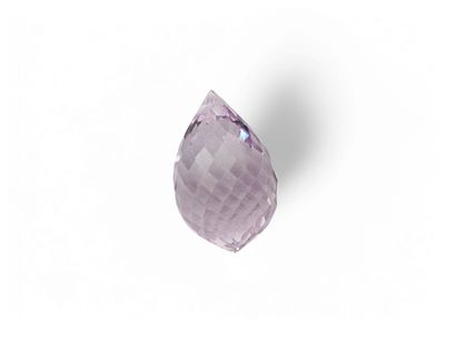AMETHYSTE drilled purple VS , briolette ,...