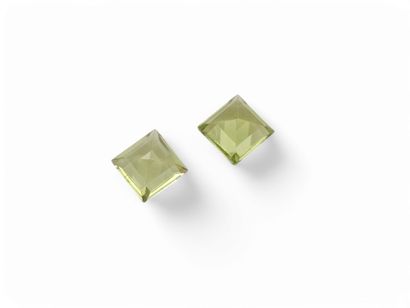 PERIDOT IF , carré , Pakistan , 1,00 Carats,...