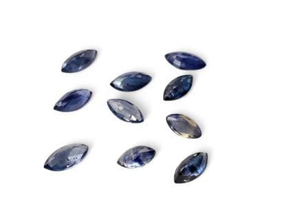 SAPHIR Nbr 10 blue , marquise, 3,49 Carats,...
