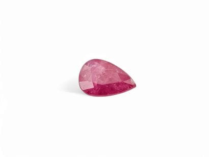 RUBIS pinkish red , poire , Tanzanie , 1,69...
