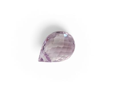 AMETHYSTE drilled purple VS , briolette ,...