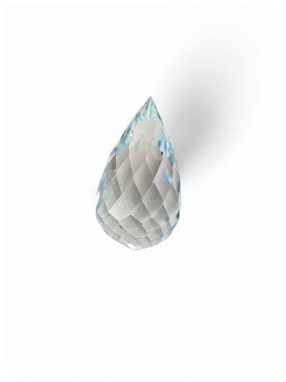 TOPAZE swiss blue , briolette , Brésil ,...