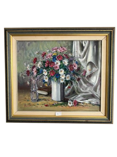 BERNET Roger 20th century 
Still life with...