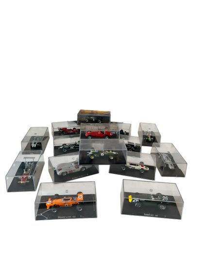 FABBRI Editions 
Set of fourteen 1/43 metal...