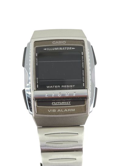 CASIO ILLUMINATOR
Quartz watch, steel bracelet...