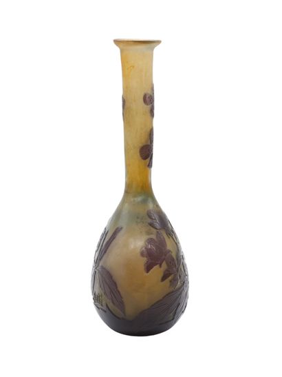 ETABLISSEMENT GALLE circa 1920
VASE soliflor...