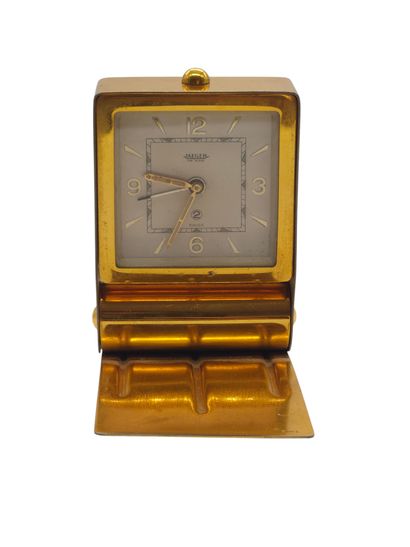 JAEGER 
Metal travel alarm clock