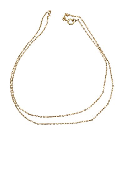 CHAINE en or jaune 750°
Poids : 3,66 g