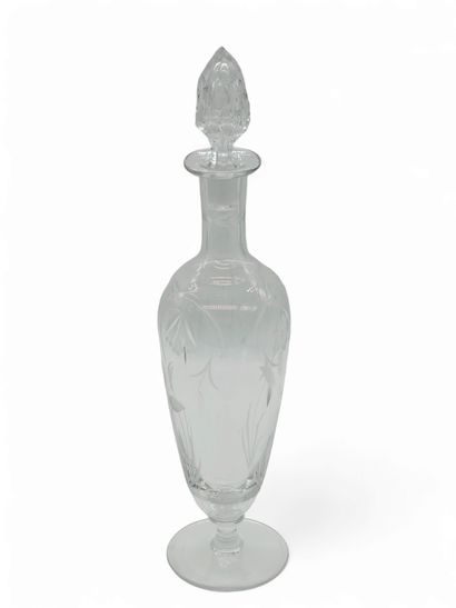 20th century FRENCH WORK 
Two baluster liqueur...