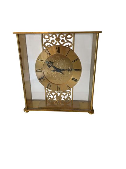 HOUR LAVIGNE
Table clock, bronze and glass...