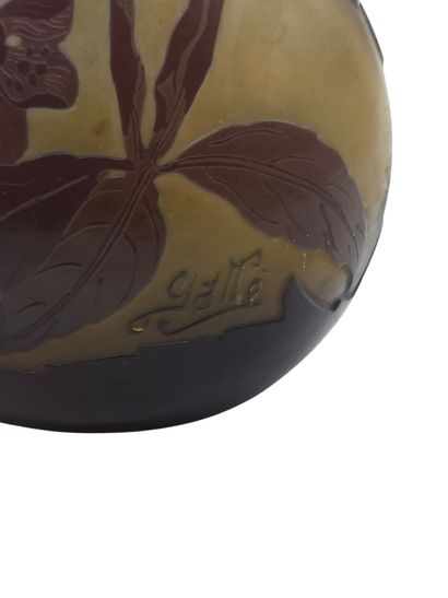 ETABLISSEMENT GALLE circa 1920
VASE soliflor...