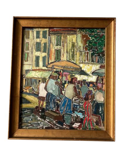 JACQUEMIN 
Oil on cardboard 
