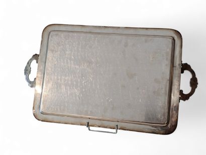SPANISH WORK 
916° silver serving tray with...