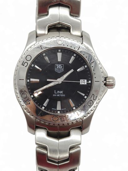 TAG HEUER Link 200M
Wristwatch, round steel...
