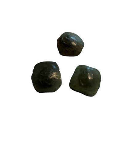 SET OF THREE BYZANTINE PIECES
Aspron Trachy...