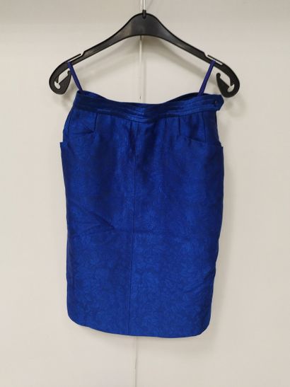 YVES SAINT LAURENT
Blue three-piece suit
Dress,...
