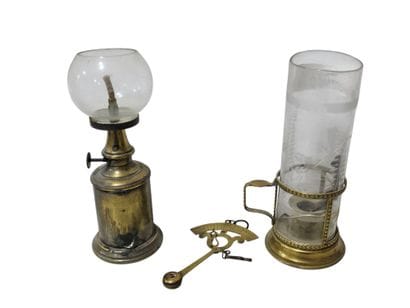 Glassware set 
Stoppers, box and miscellaneous
Perfume...