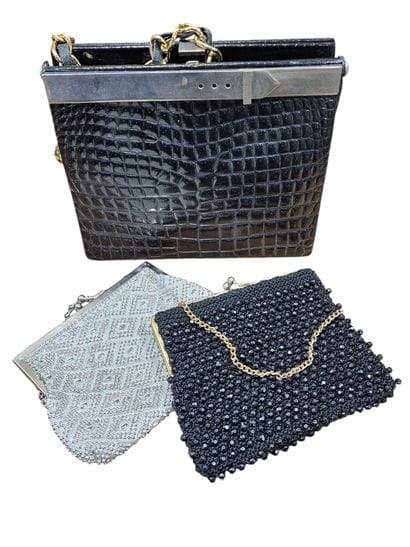 1950's handbag 
Included 
Two small black...