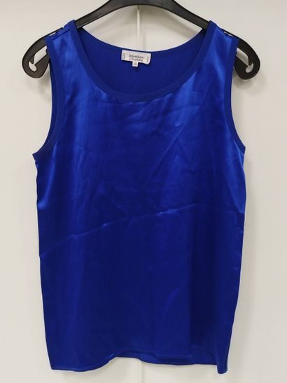 YVES SAINT LAURENT
Blue three-piece suit
Dress,...