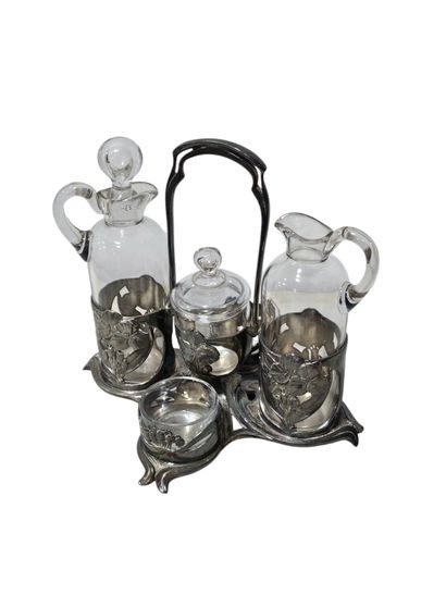 Gallia 
Art Nouveau style oil and vinegar...