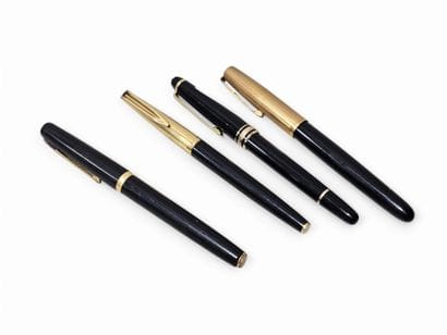 MONTBLANC 
Fountain pen 
Also included 
WATERMAN
Three...