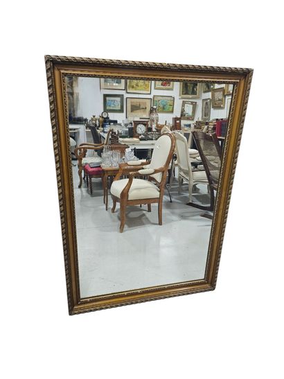 LARGE MIRROR, gilded frame