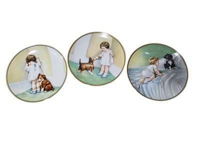 HAMILTON COLLECTION
Set of three porcelain...