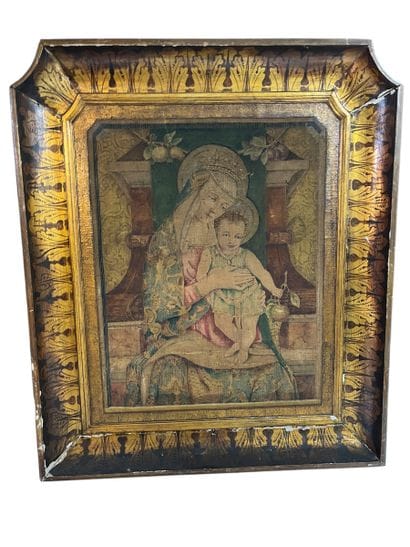 WORK XIX th century
Virgin and Child 
Part...