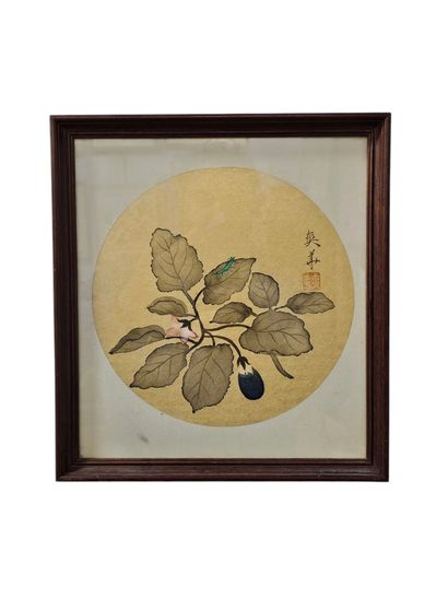 Asian work 
Two small paintings