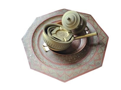 Brass and brass set