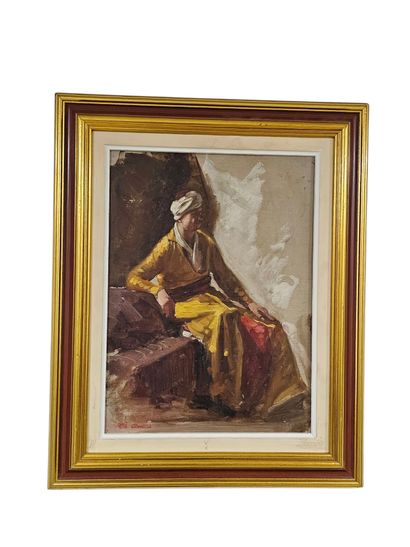 Ch. DEVILLER (XXème siècle)
Homme au turban
Huile...