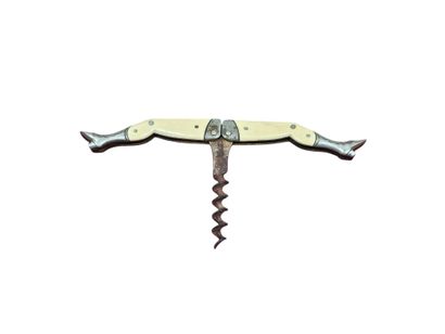 Female crotch-shaped campaign corkscrew.
Also...