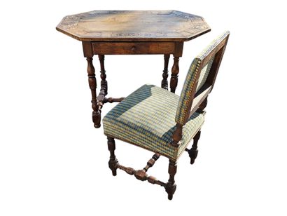 French work, 19th century
Louis XIII style...