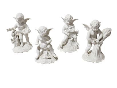 20th century FRENCH WORK
Set of four cherubs...