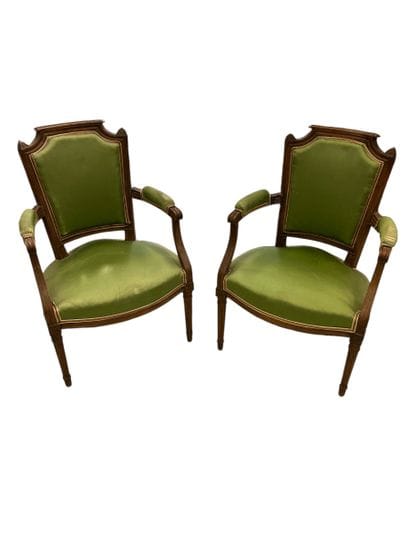 FRENCH WORK XVIIIth century 
Pair of molded...
