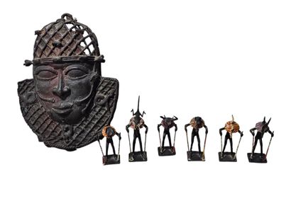 BENIN
Bronze mask of a man
Also included
A...