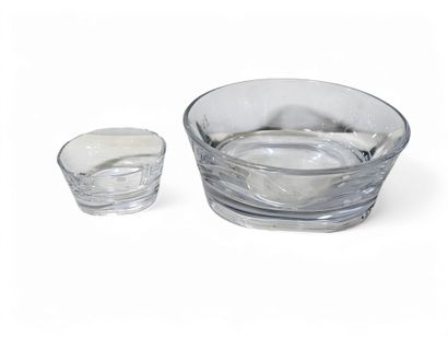 SEVRES FRANCE
Three crystal ice bowls 
One...
