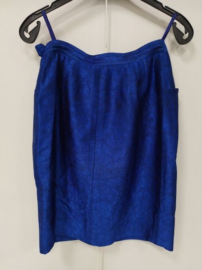 YVES SAINT LAURENT
Blue three-piece suit
Dress,...