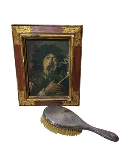 Silver CLOTHING BRUSH 
Enclosed is a reproduction...